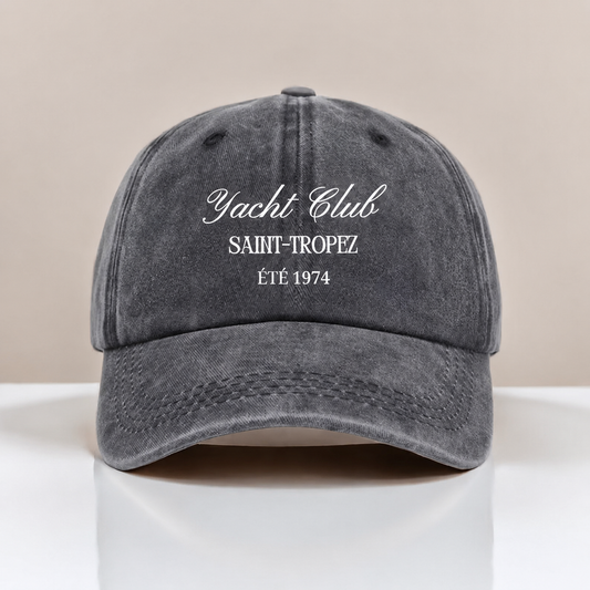 Yacht Club Cap (Black)