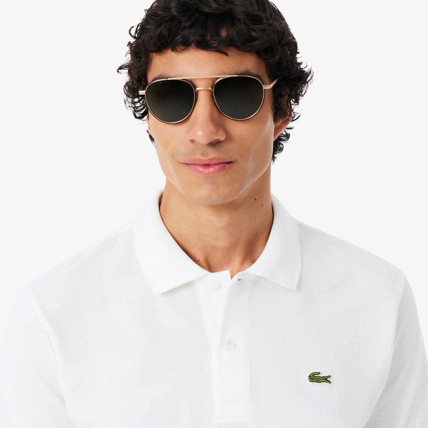 Men's Lacoste Polo Shirt (White)