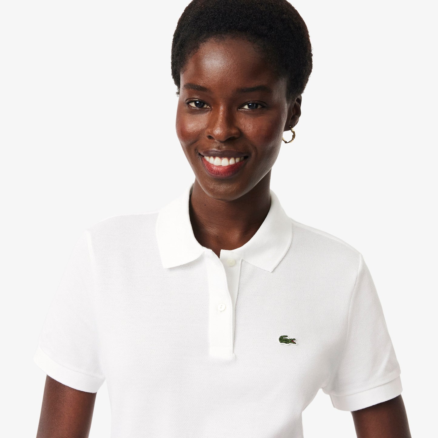 Women's Lacoste Polo Shirt (White)