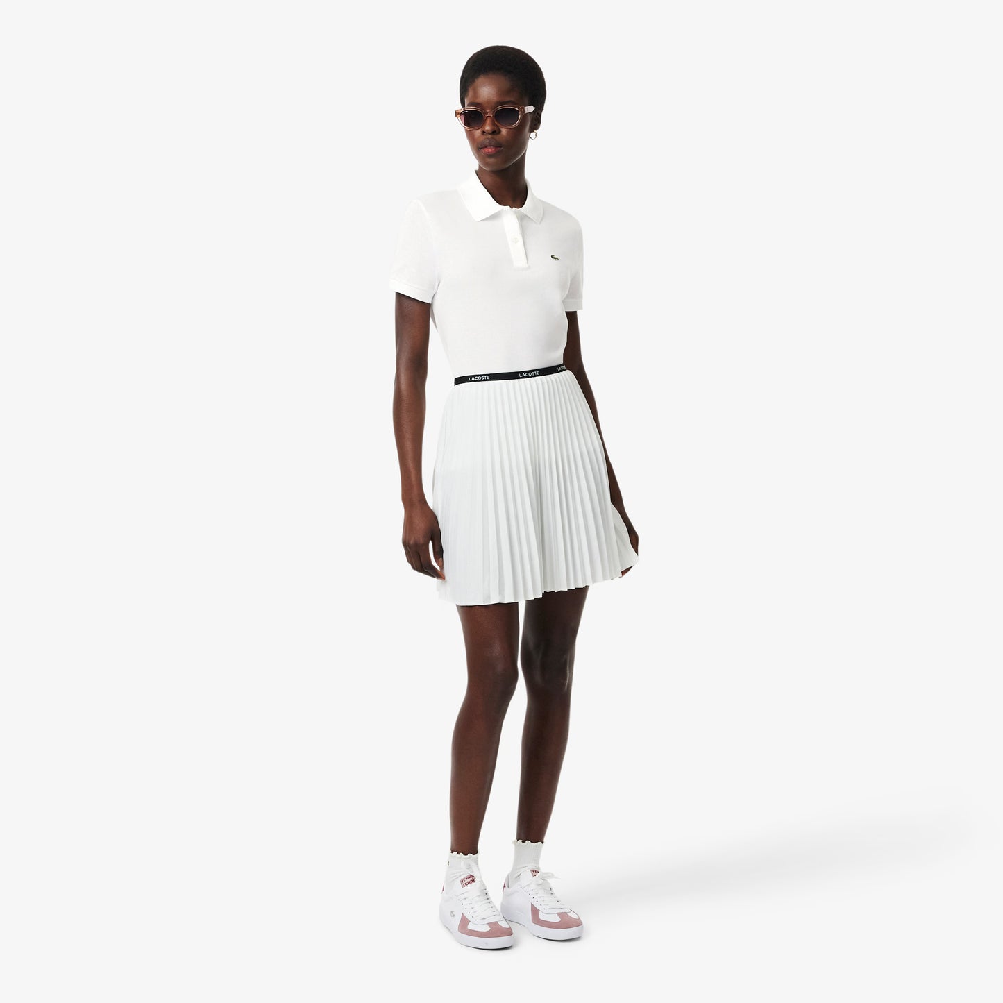 Women's Lacoste Polo Shirt (White)