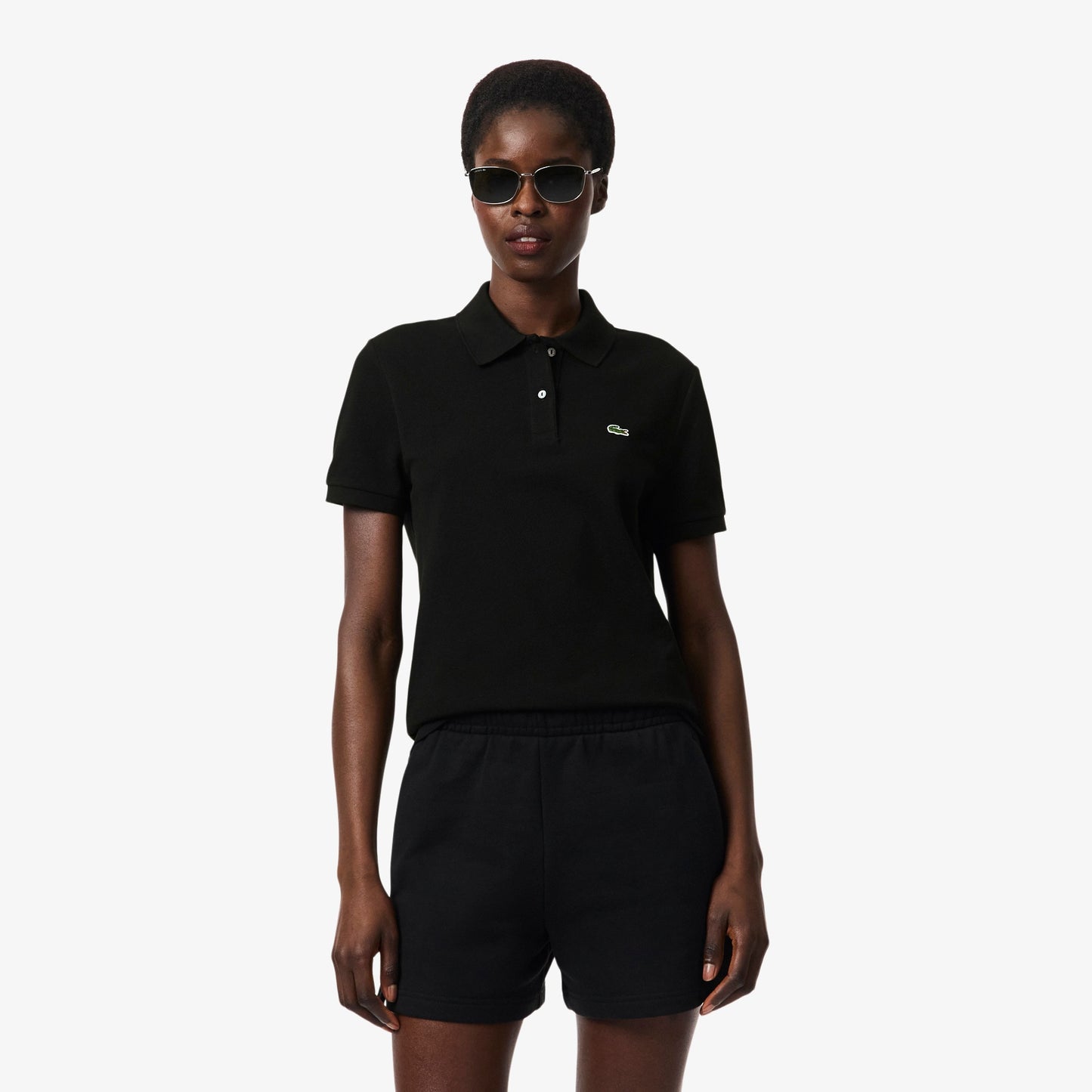 Women's Lacoste Polo Shirt (Black)