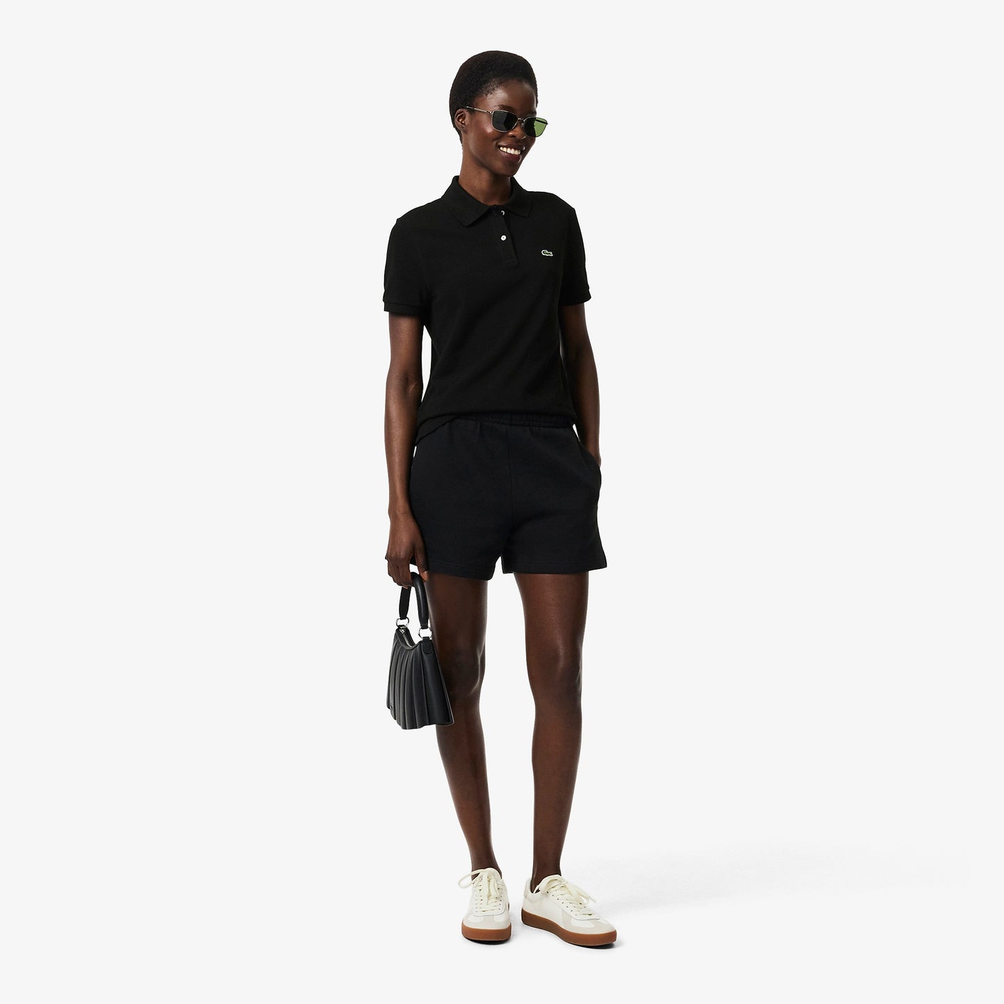 Women's Lacoste Polo Shirt (Black)