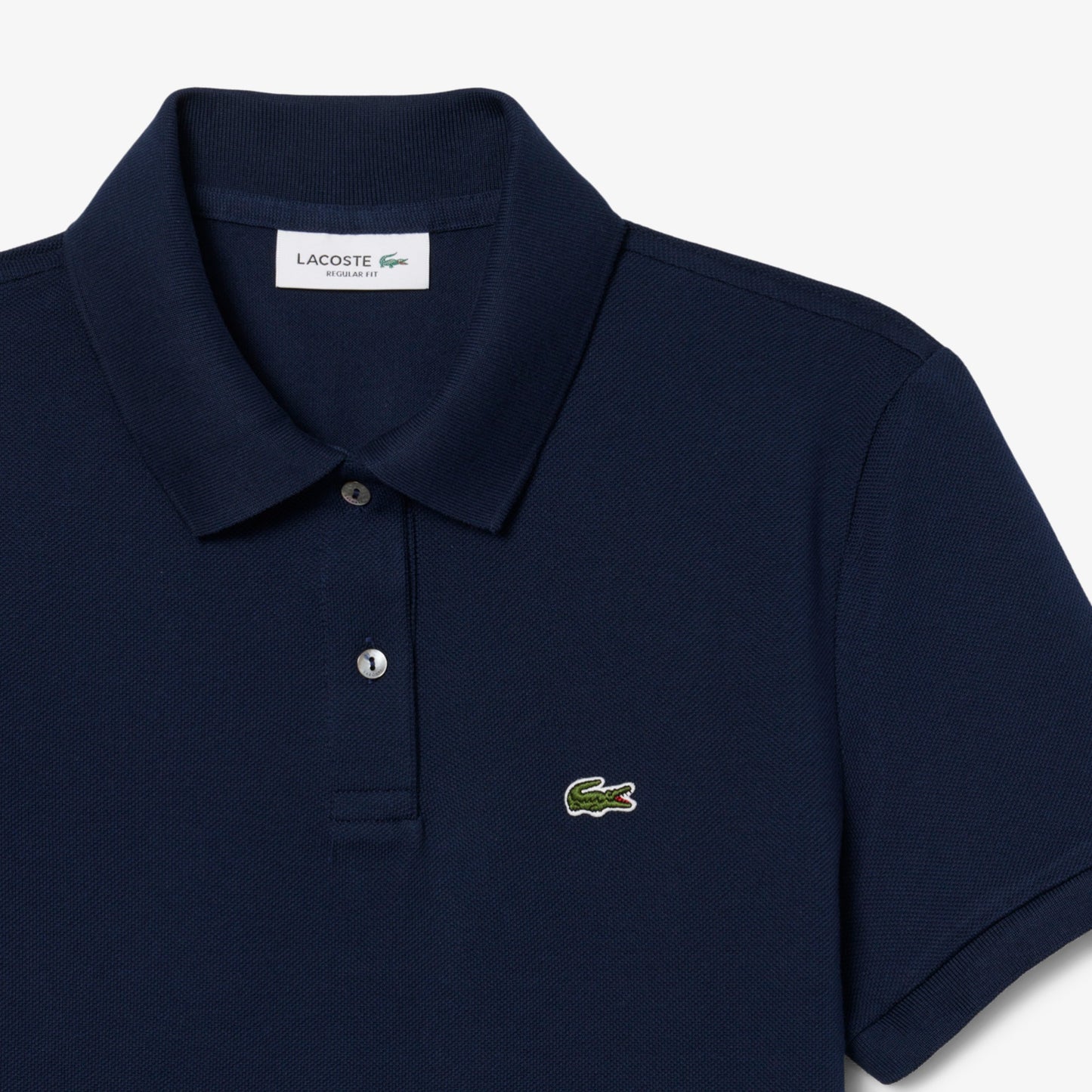 Women's Lacoste Polo Shirt (Navy Blue)