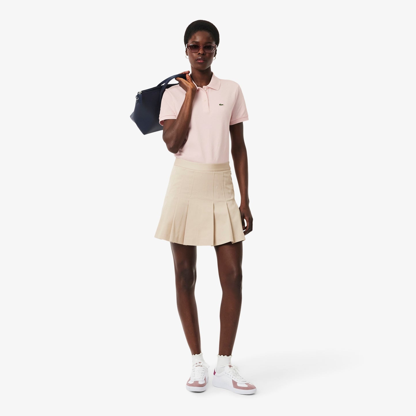 Women's Lacoste Polo Shirt (Baby Pink)