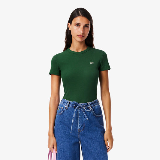 Women’s Lacoste T-Shirt (Dark Green)