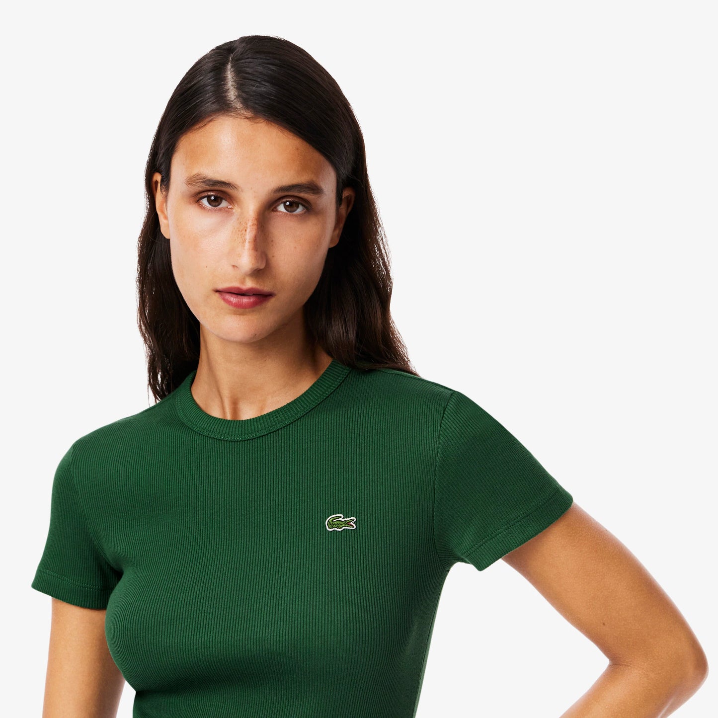 Women’s Lacoste T-Shirt (Dark Green)