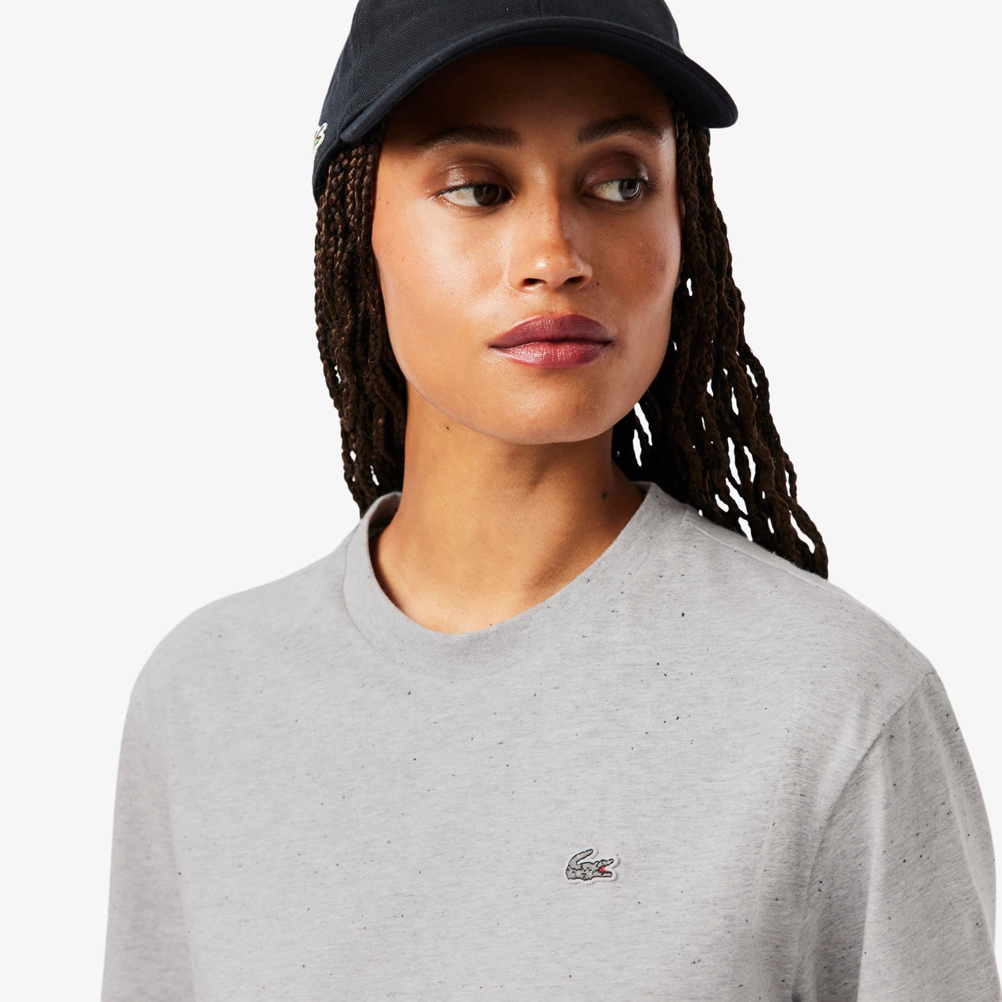 Women’s Lacoste T-Shirt (Grey)