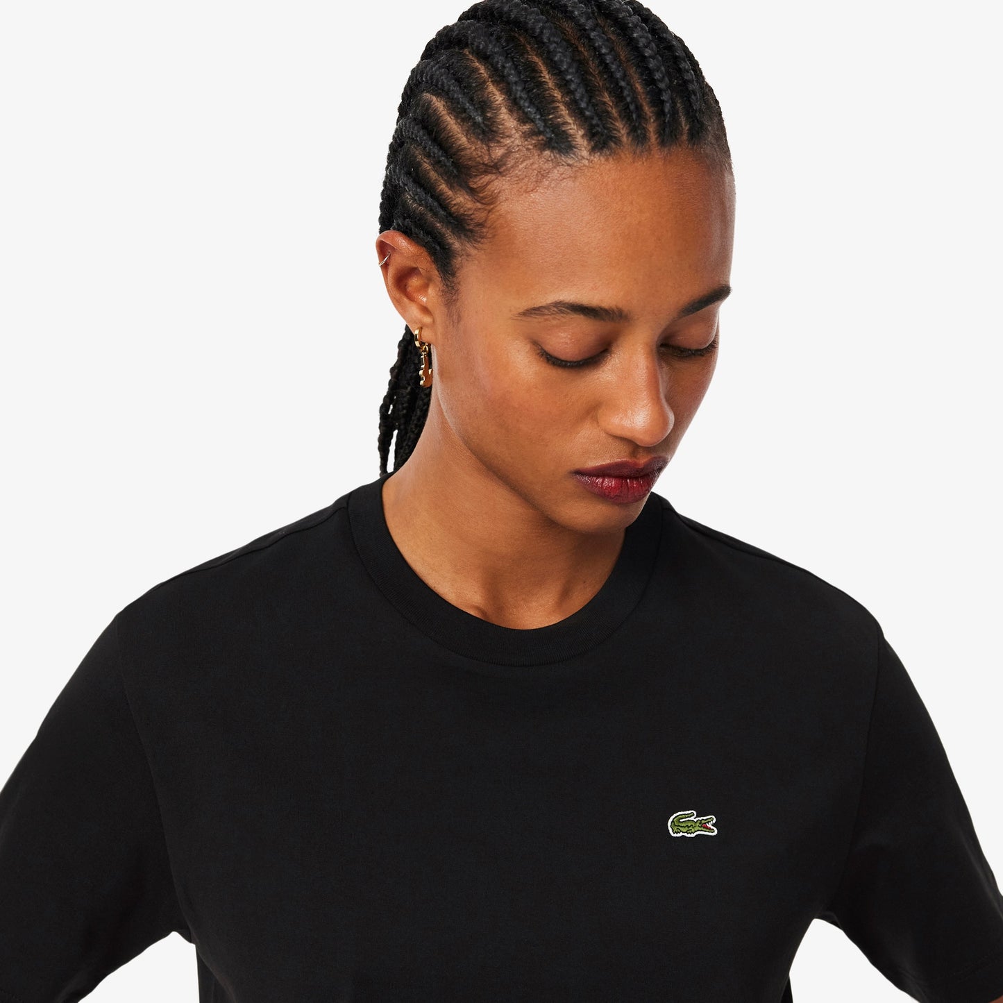 Women’s Lacoste T-Shirt (Black)