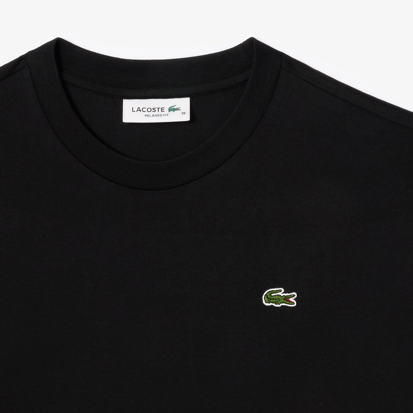 Women’s Lacoste T-Shirt (Black)