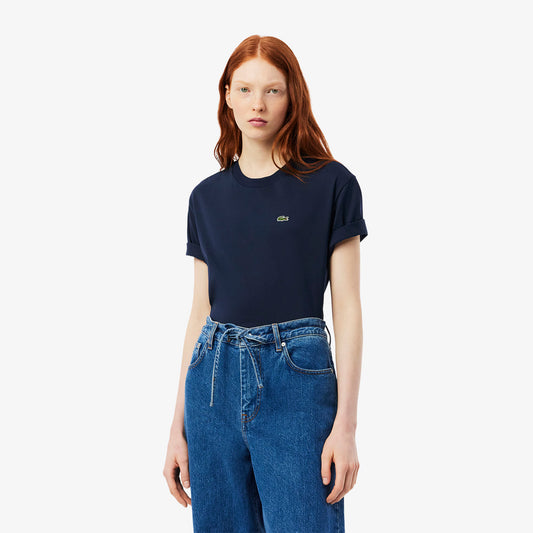 Women’s Lacoste T-Shirt (Navy Blue)
