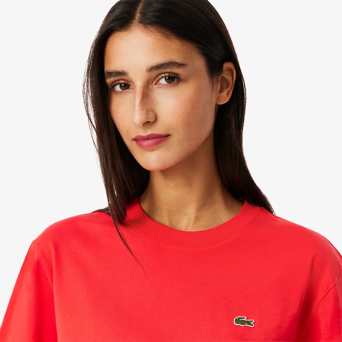 Women’s Lacoste T-Shirt (Red)