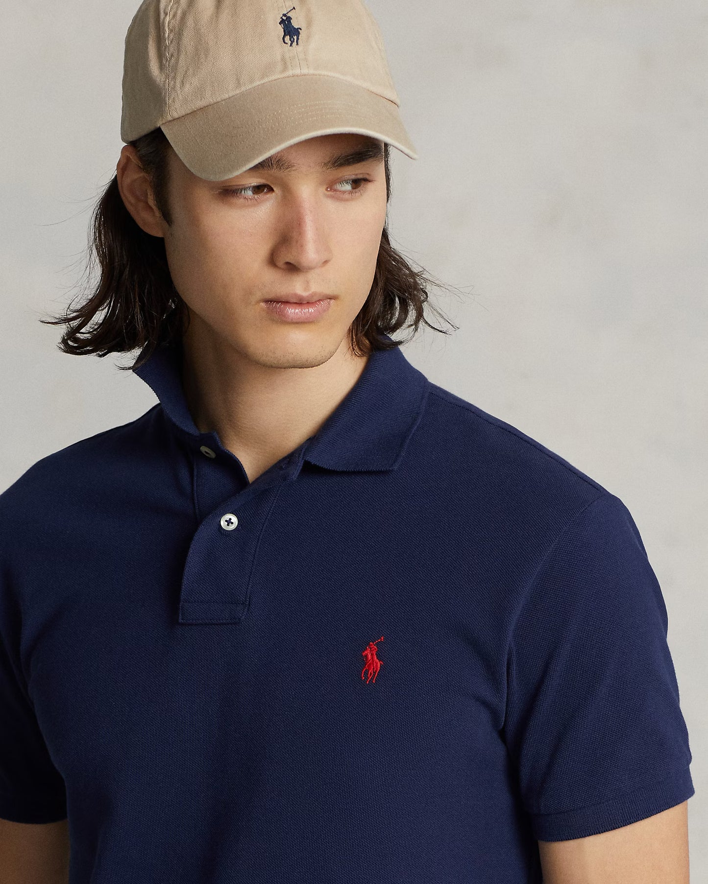 Men's Ralph Lauren Polo Shirt (Navy Blue)