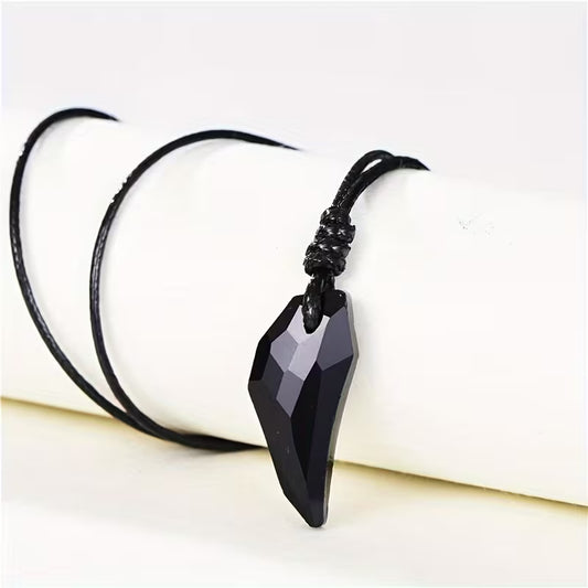 Men's Wolf Tooth Necklace (Black)