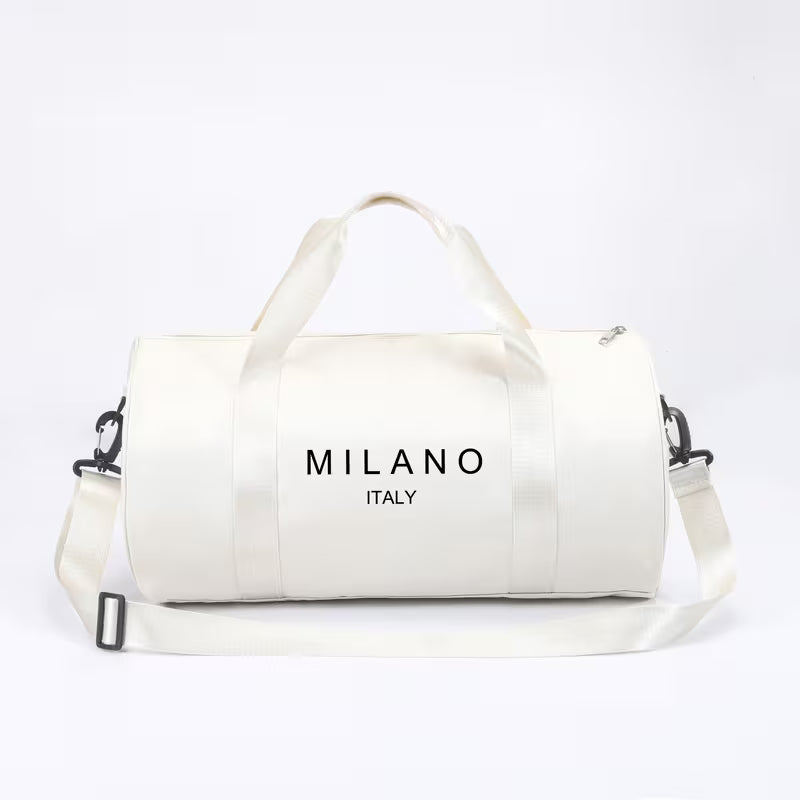 Men's Milano Duffel Bag (White)