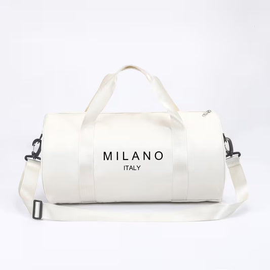 Men's Milano Duffel Bag (White)