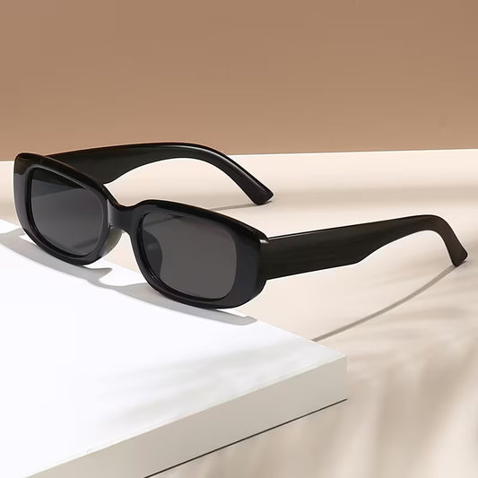 Women's Y2K Square Sunglasses (Black)
