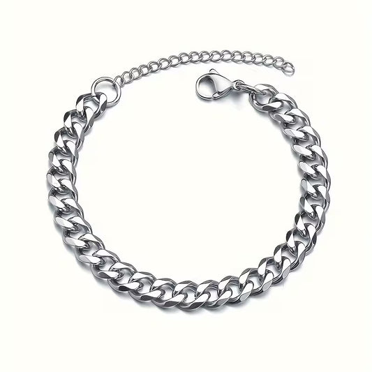 Men's Cuban Chain Bracelet (Stainless Steel)