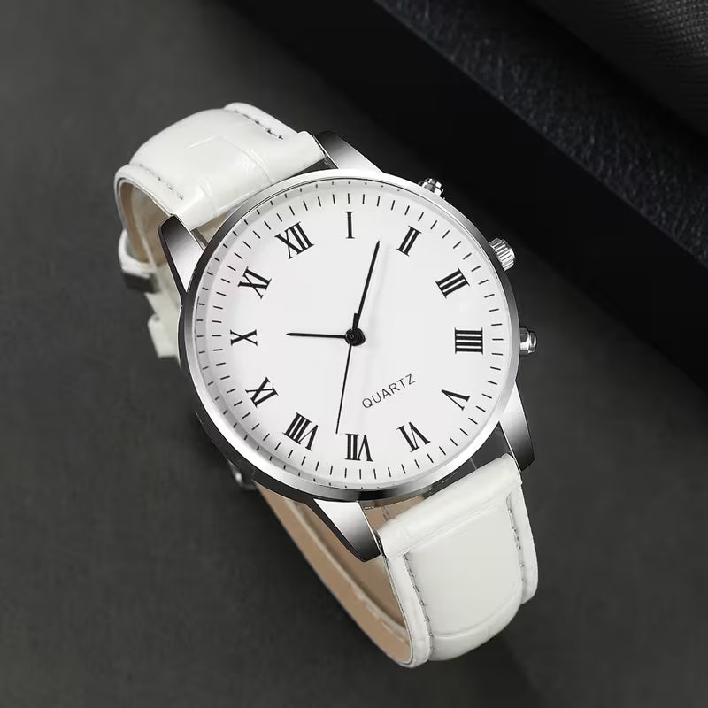 Men's Luxury Quartz Watch (White)