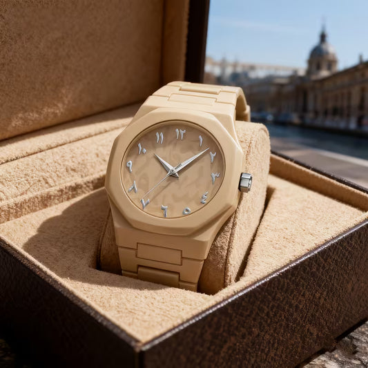 Men's Classic Quartz Watch (Beige)