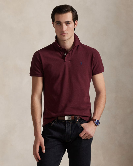 Men's Ralph Lauren Polo Shirt (Dark Red)