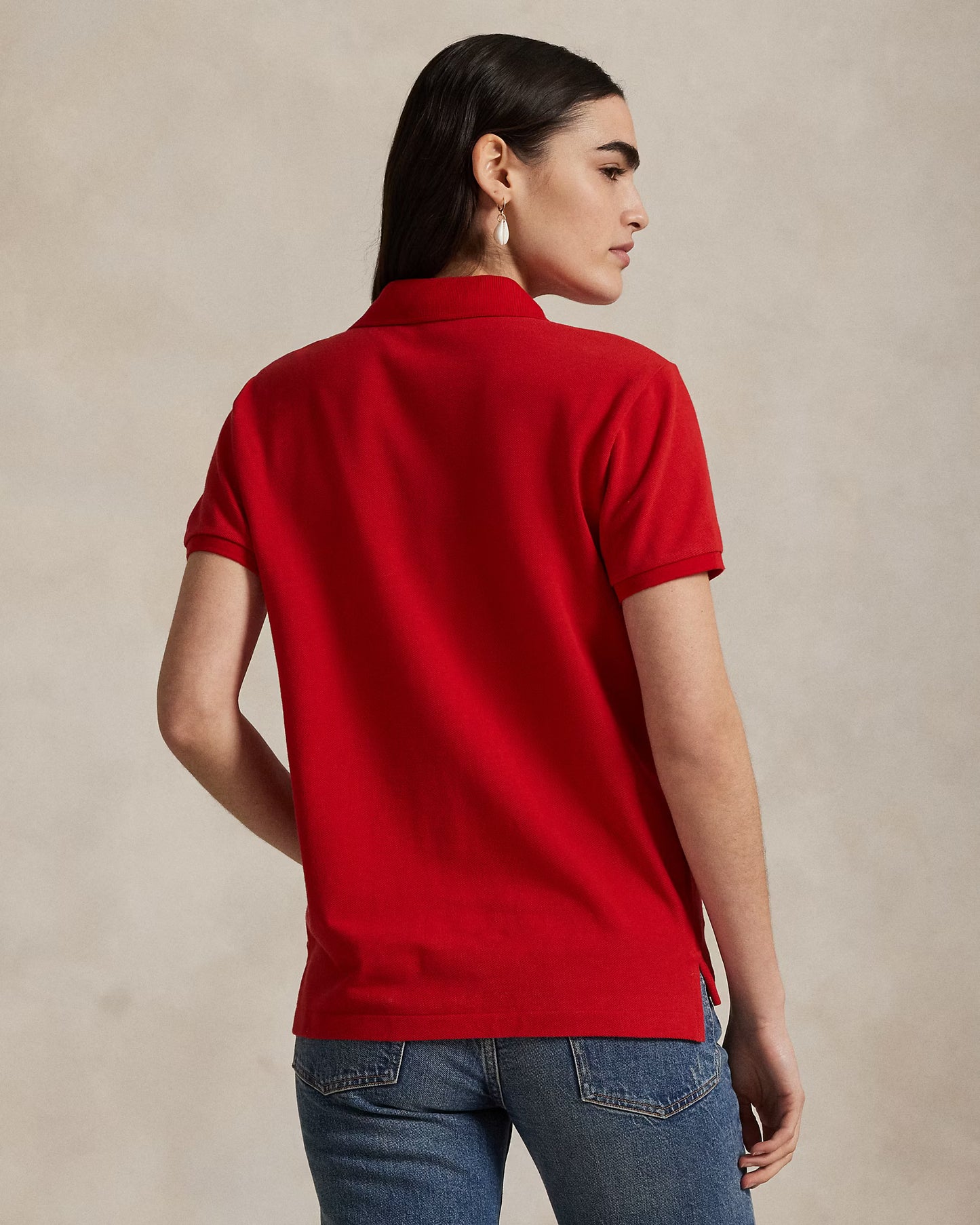 Women's Ralph Lauren Polo Shirt (Red)