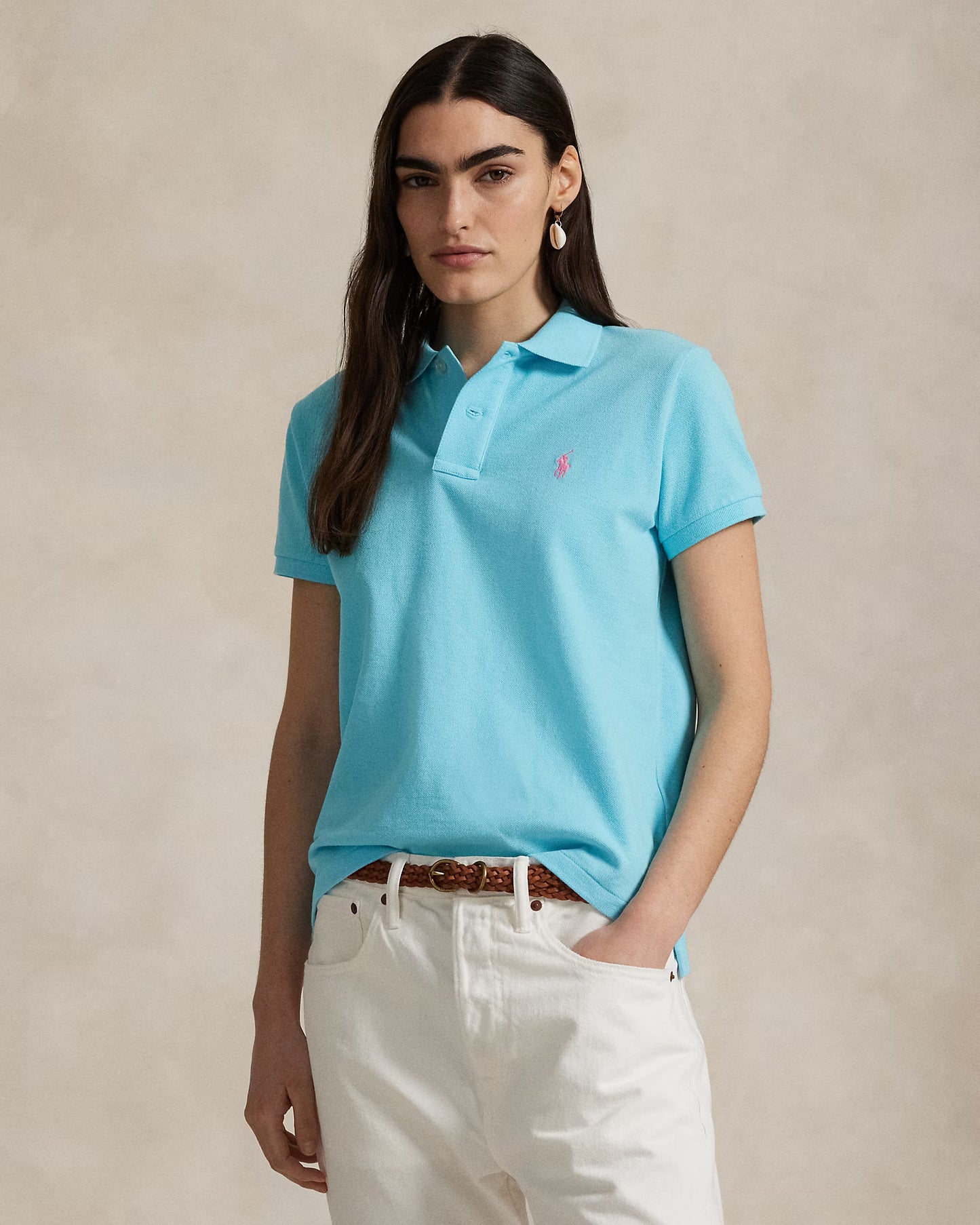 Women's Ralph Lauren Polo Shirt (Turquoise)