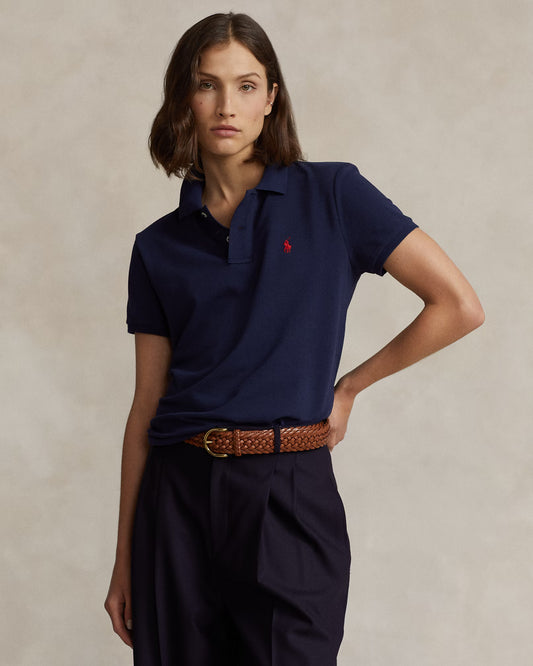 Women's Ralph Lauren Polo Shirt (Navy Blue)