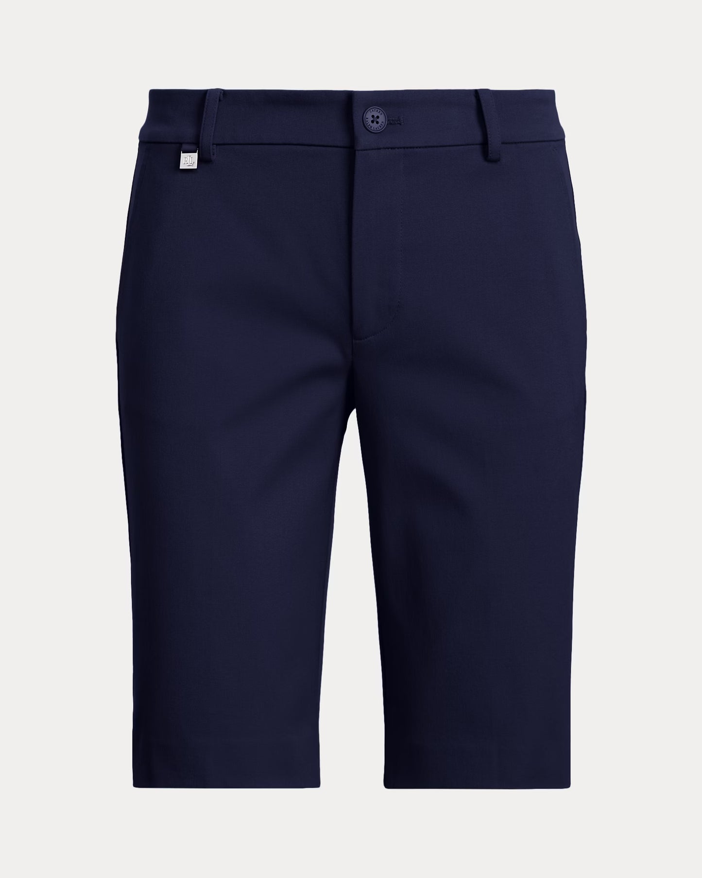 Women's Ralph Lauren Cotton Chino Shorts (Navy Blue)