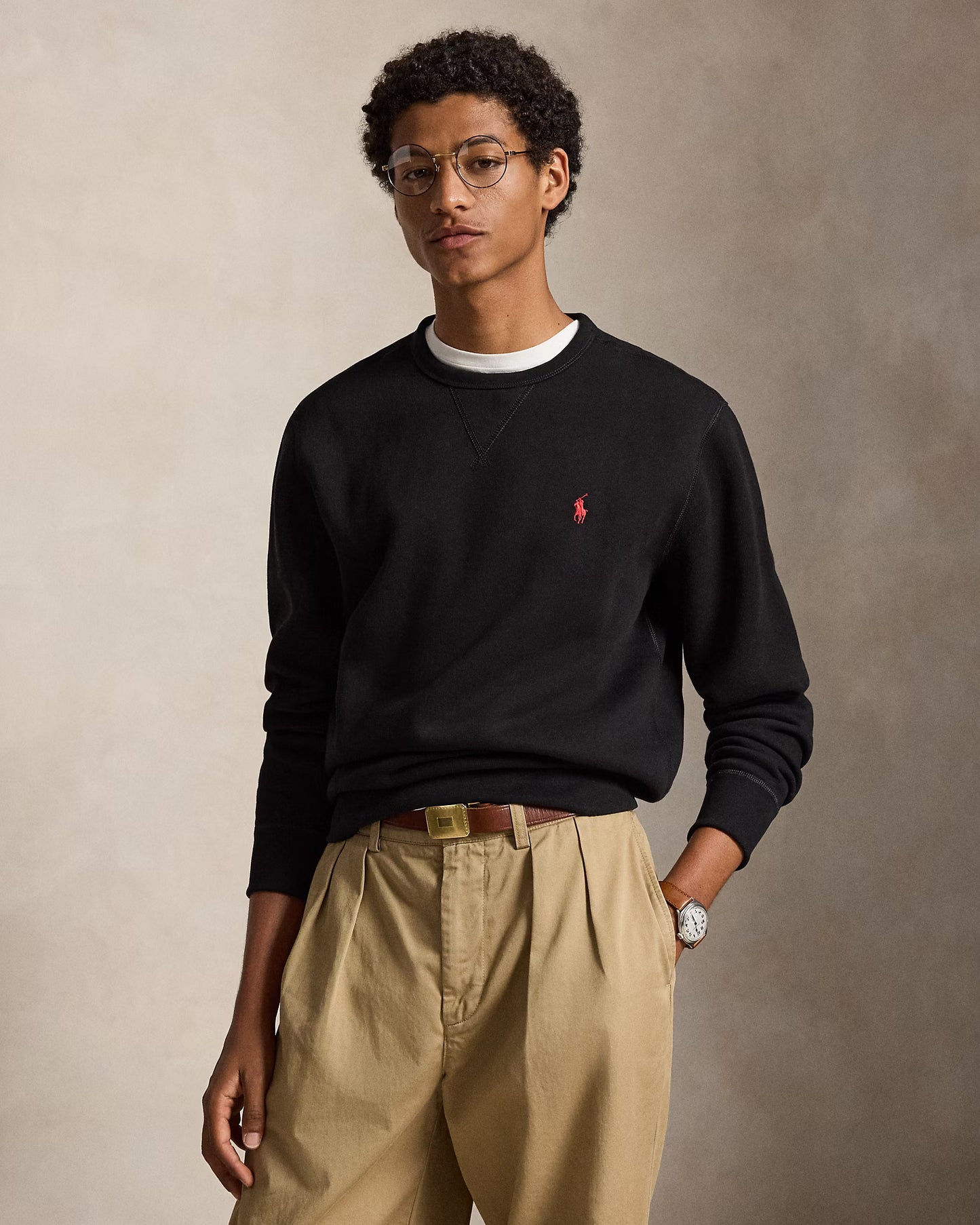 Men's Ralph Lauren Crewneck Sweater (Black)