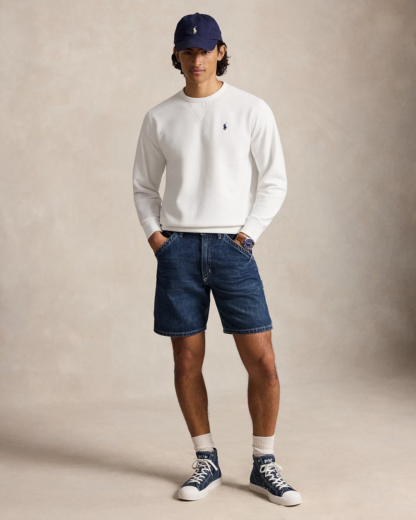 Men's Ralph Lauren Crewneck Sweater (White)