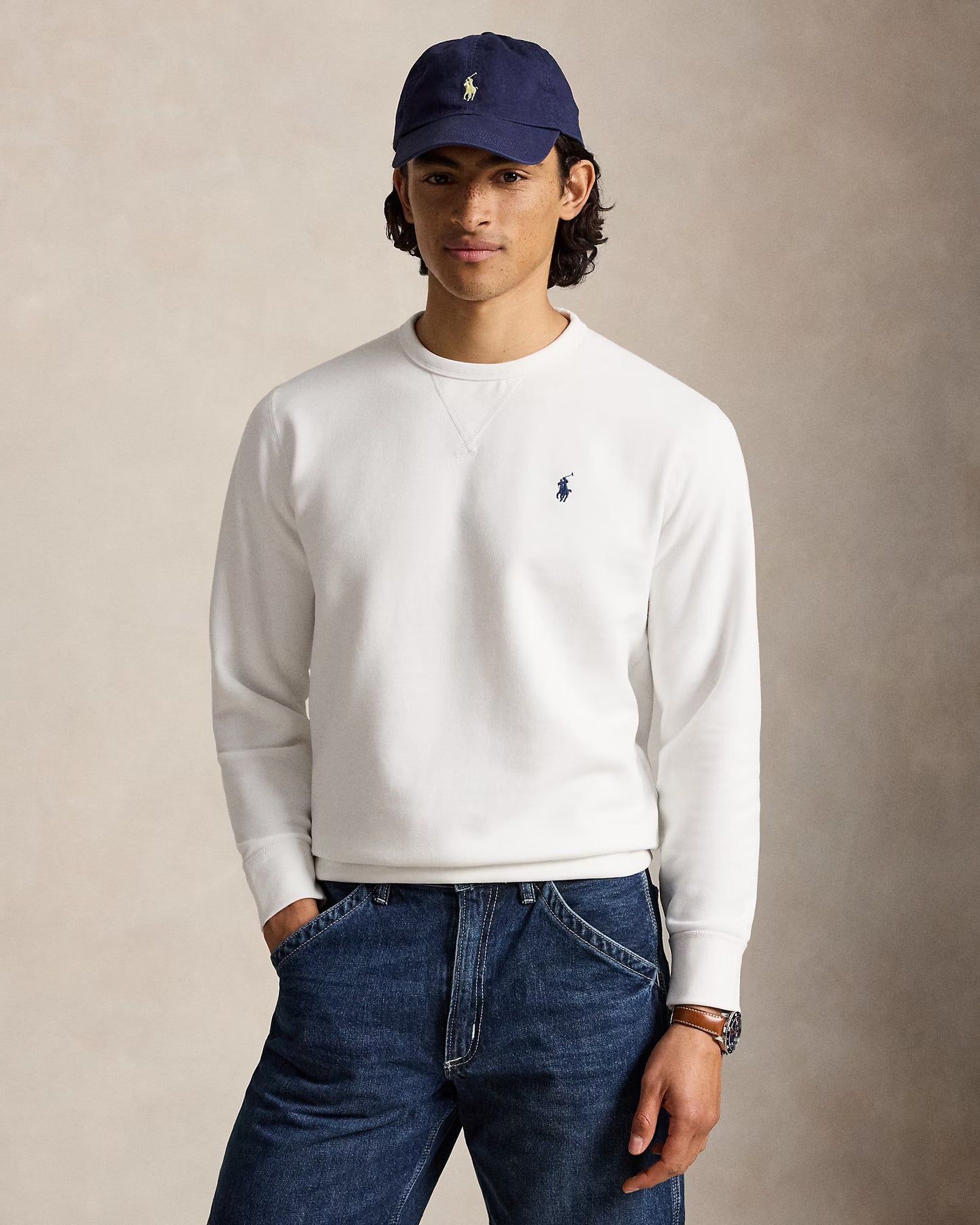 Men's Ralph Lauren Crewneck Sweater (White)