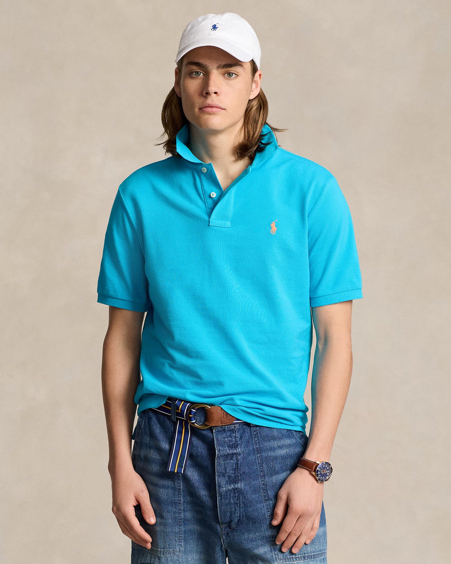 Men's Ralph Lauren Polo Shirt (Teal)