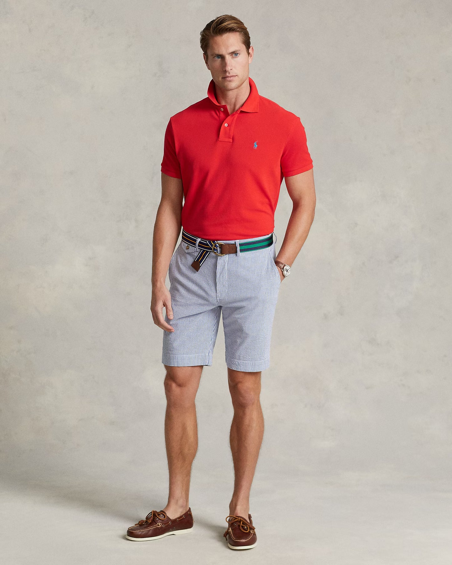 Men's Ralph Lauren Polo Shirt (Amaranth Pink)