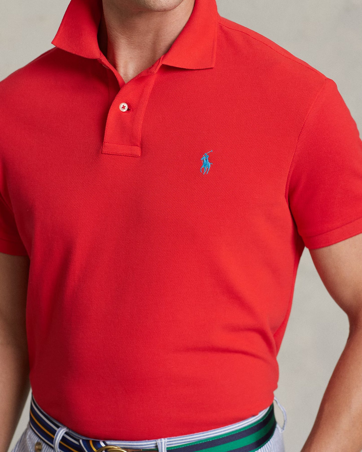 Men's Ralph Lauren Polo Shirt (Amaranth Pink)