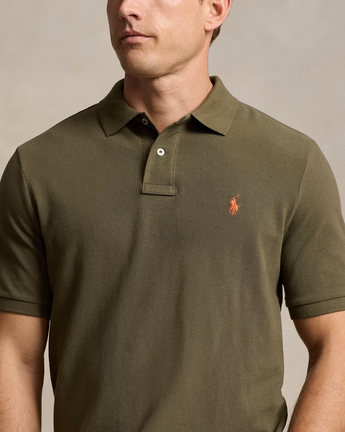 Men's Ralph Lauren Polo Shirt (Seaweed Green)