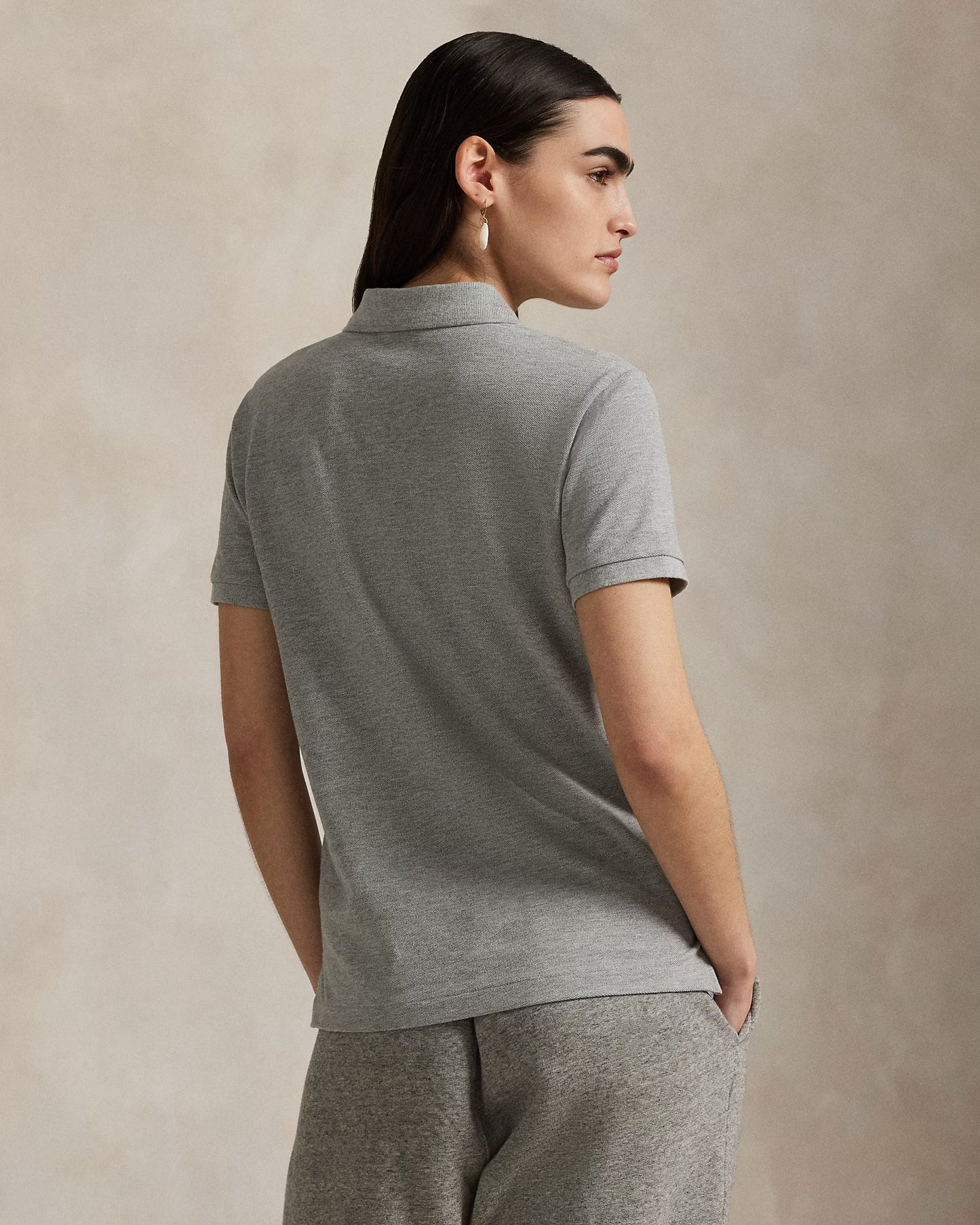 Women's Ralph Lauren Polo Shirt (Grey)