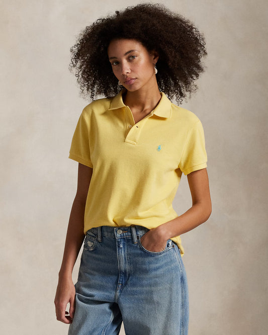 Women's Ralph Lauren Polo Shirt (Beige)