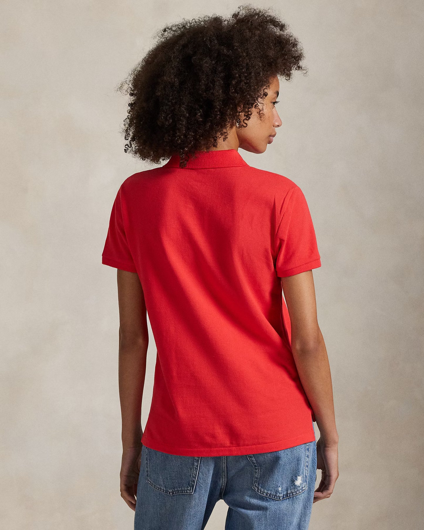 Women's Ralph Lauren Polo Shirt (Amaranth Pink)