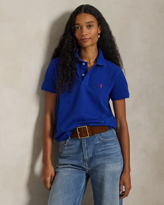 Women's Ralph Lauren Polo Shirt (Royal Blue)