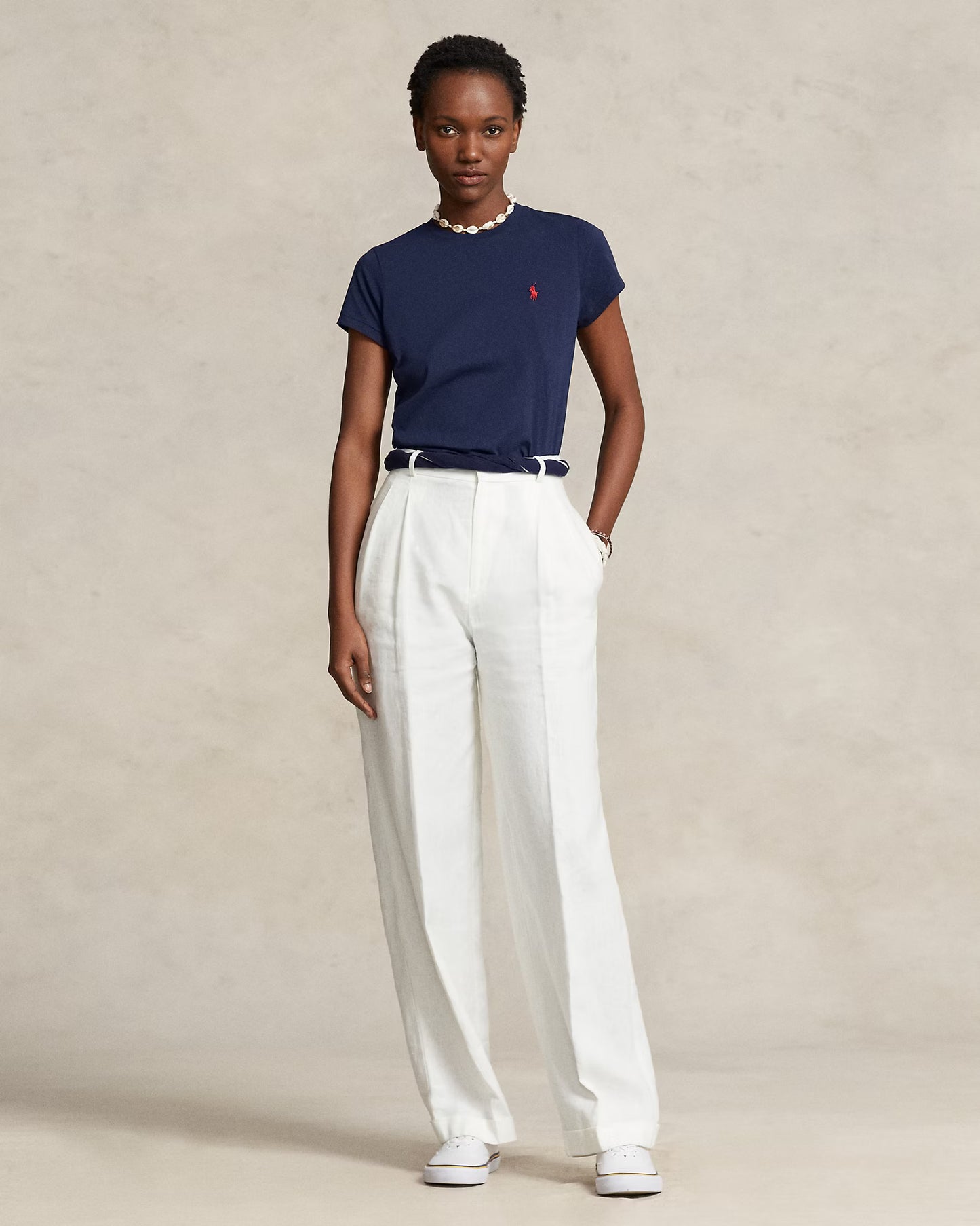 Women’s Ralph Lauren T-Shirt (Navy Blue)