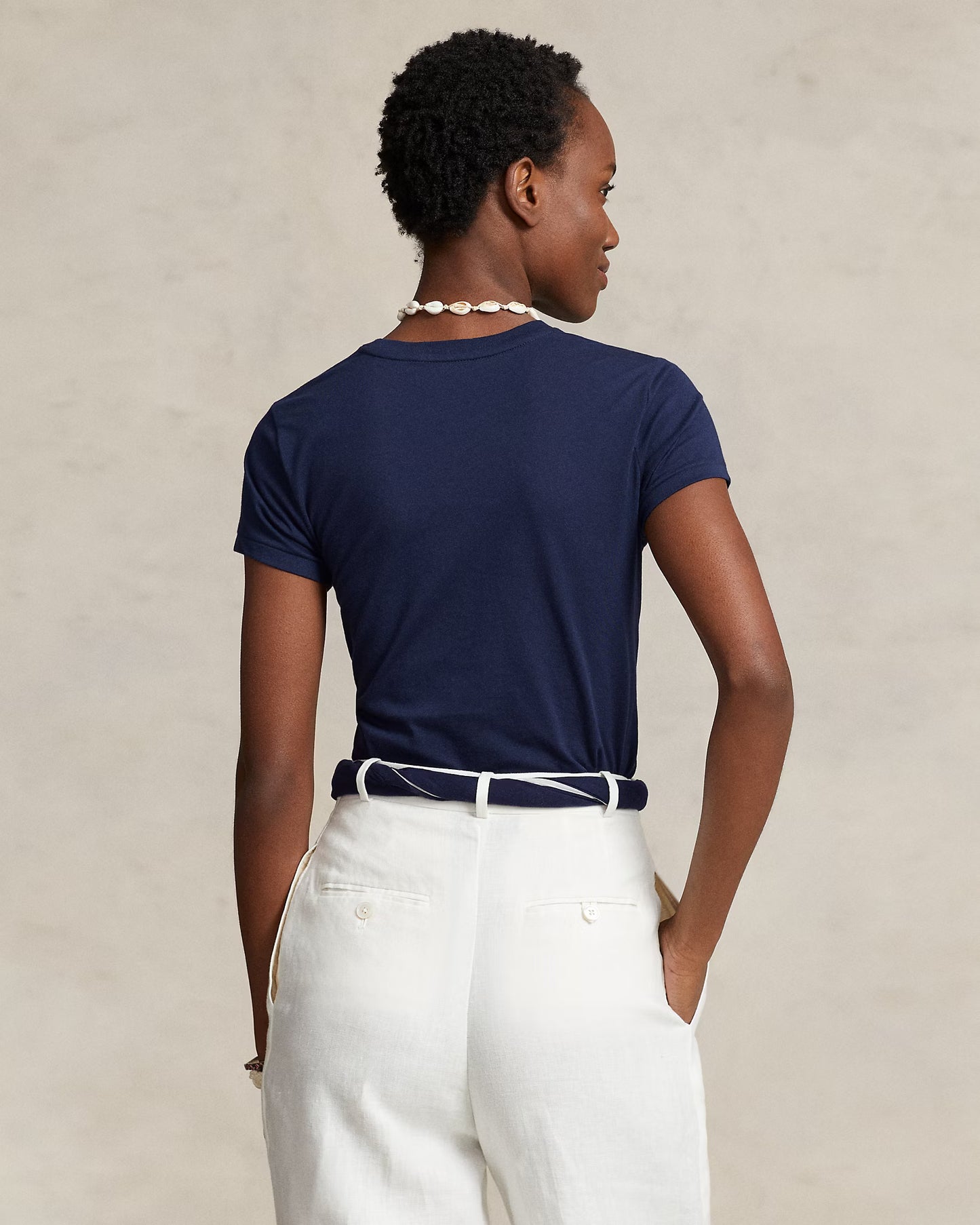 Women’s Ralph Lauren T-Shirt (Navy Blue)