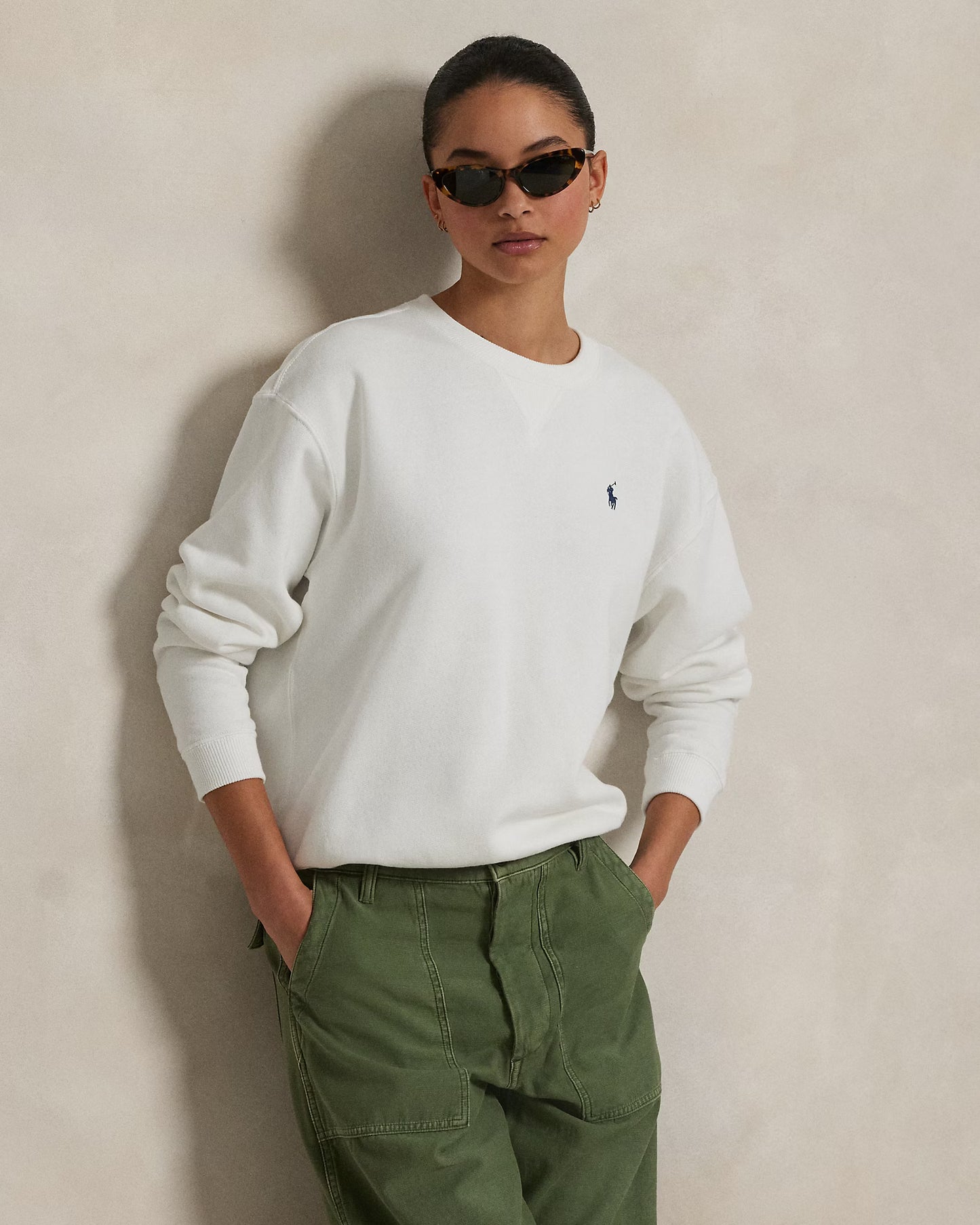 Women's Ralph Lauren Crewneck Sweater (White)