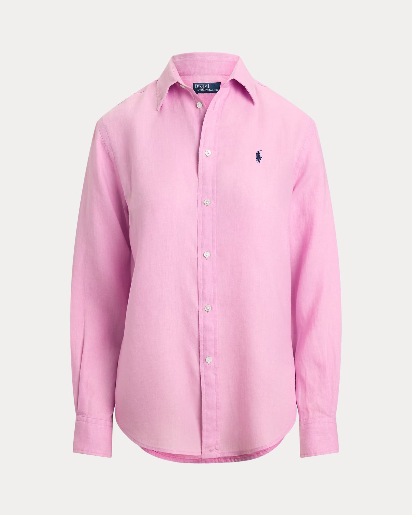 Women's Ralph Lauren Linen Shirt (Pink)