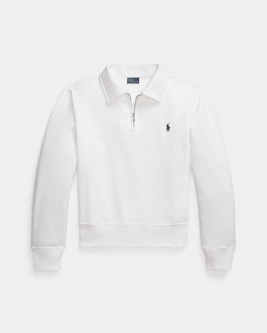Women's Ralph Lauren Quarter-Zip Sweater (White)