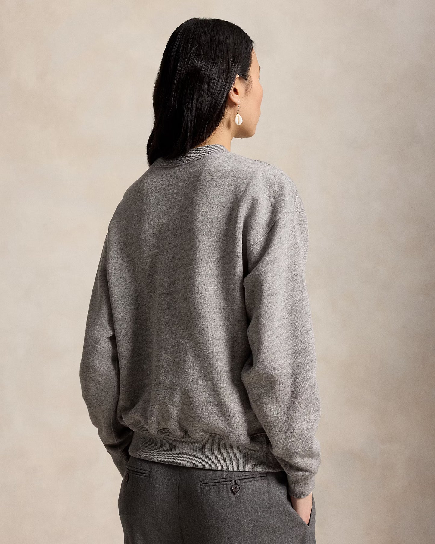 Women's Ralph Lauren Crewneck Sweater (Grey)