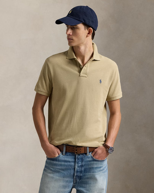Men's Ralph Lauren Polo Shirt (Light Brown)