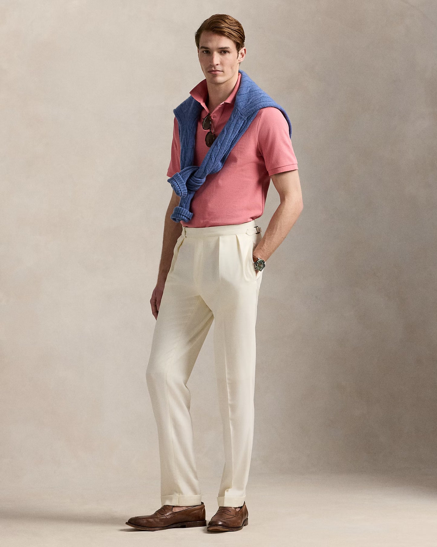 Men's Ralph Lauren Polo Shirt (Bois De Rose)