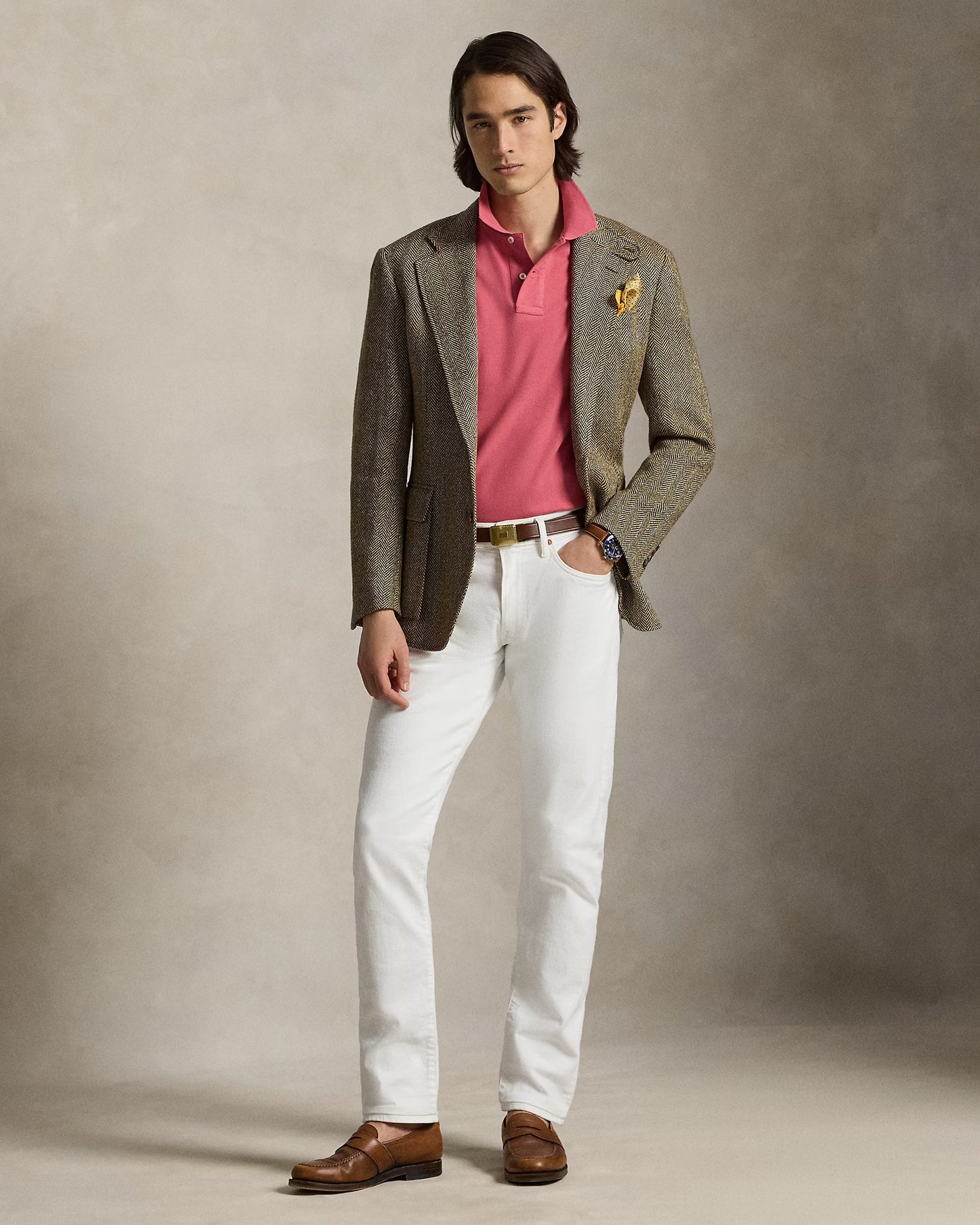 Men's Ralph Lauren Polo Shirt (Pink)