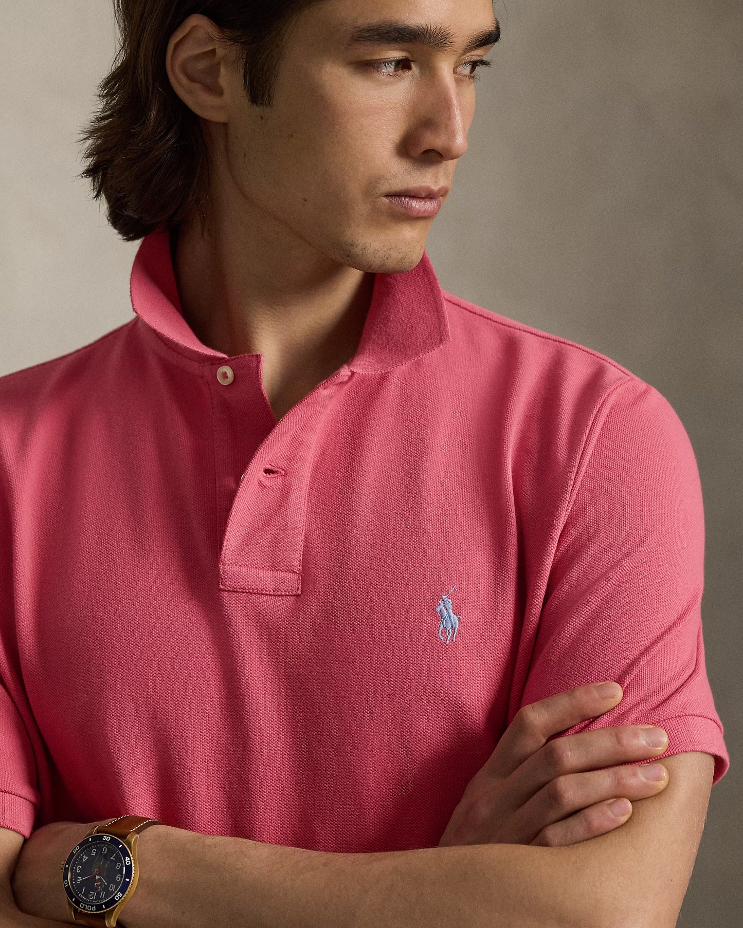 Men's Ralph Lauren Polo Shirt (Pink)