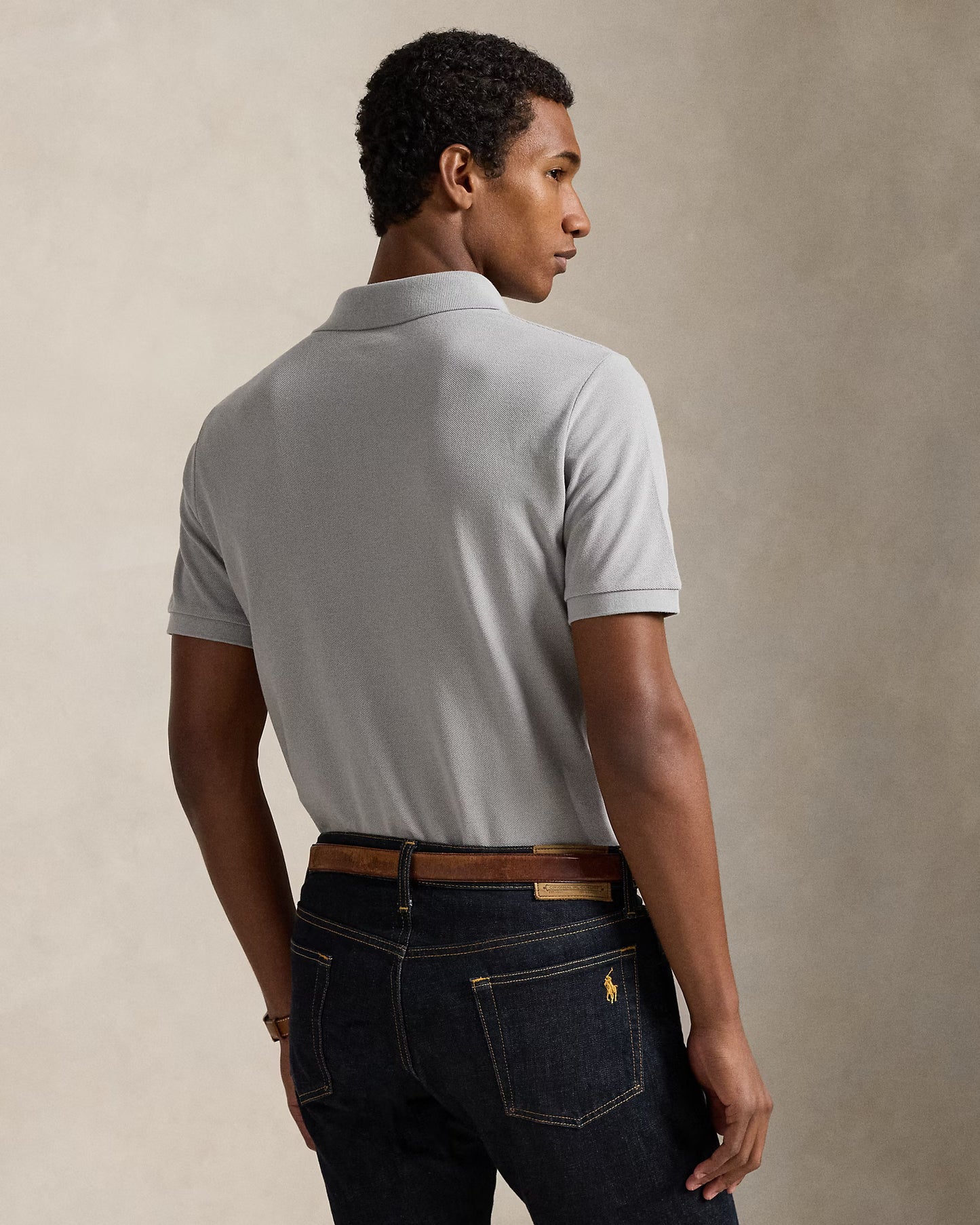 Men's Ralph Lauren Polo Shirt (Light Grey)